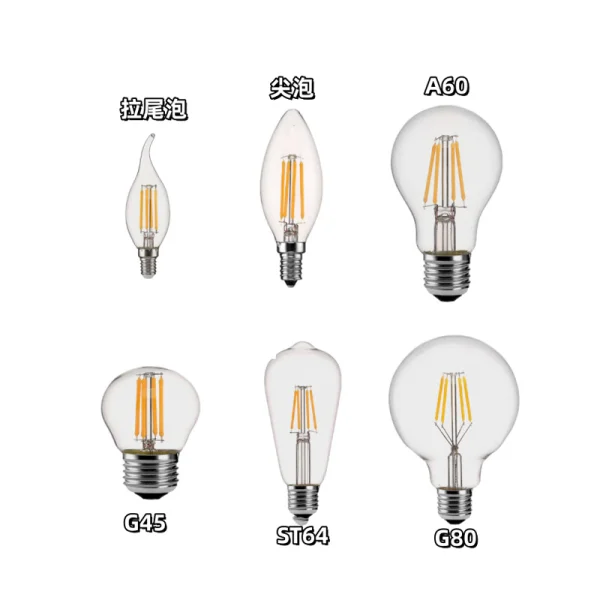 LED Filament Bulb ST64 LED Filament Bulb ST64 / G80 / G45 Vintage Edison Bulb