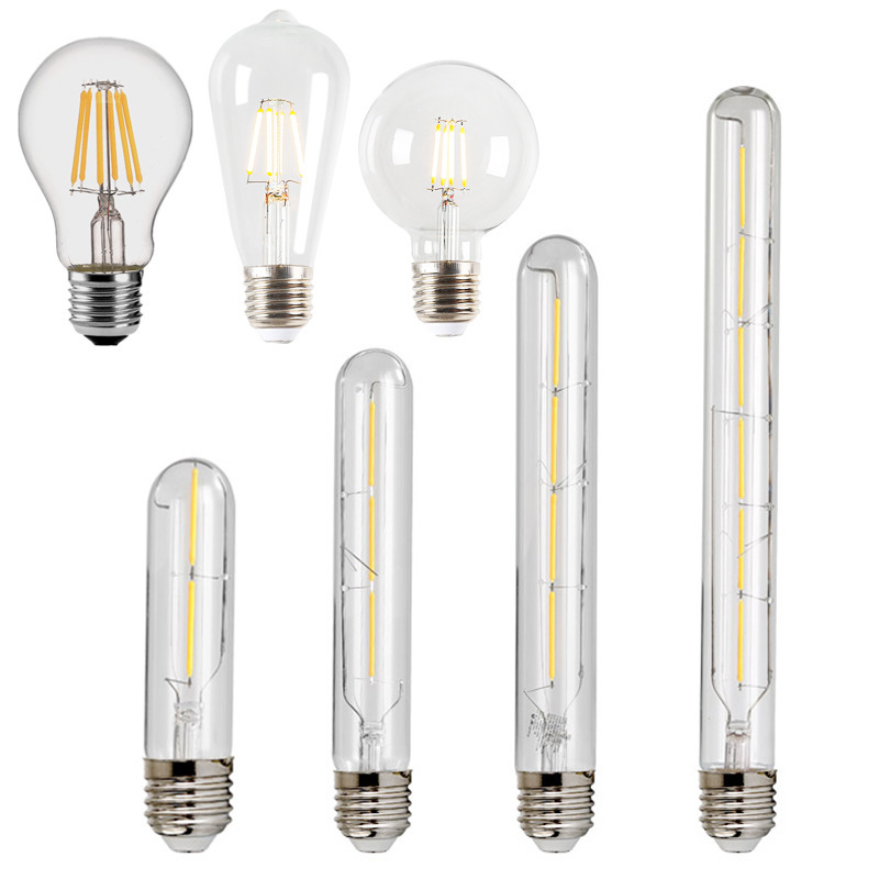 Classic and tubular LED filament bulb range