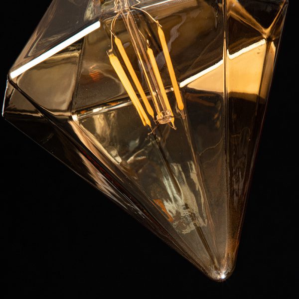 Diamond Shaped LED Filament Bulb