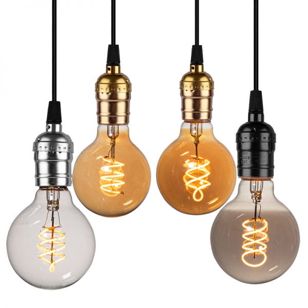 Vintage LED Edison Globe Bulb E26 E27 | Decorative Filament Ambient Lighting