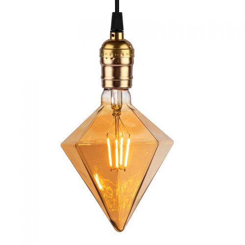 Diamond Shaped LED Filament Bulb