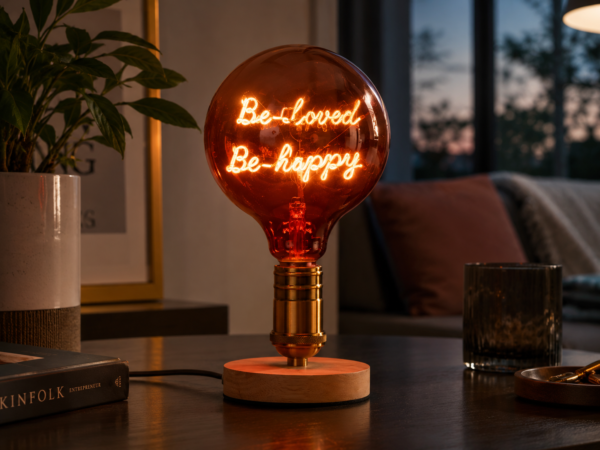 Be-loved Be-Happy-2 Red G125 Be-Loved Be-Happy LED Filament Decorative Bulb