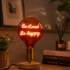 Be-loved Be-Happy-3 Red G125 Be-Loved Be-Happy LED Filament Decorative Bulb