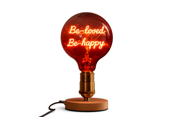 Be-loved Be-Happy-6 Red G125 Be-Loved Be-Happy LED Filament Decorative Bulb